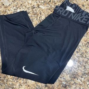 Men’s black nike pro leggings